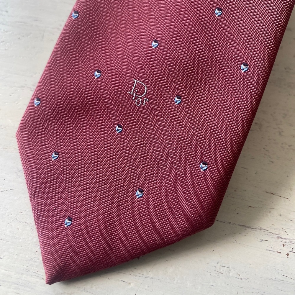 Christian Dior Brown Tie